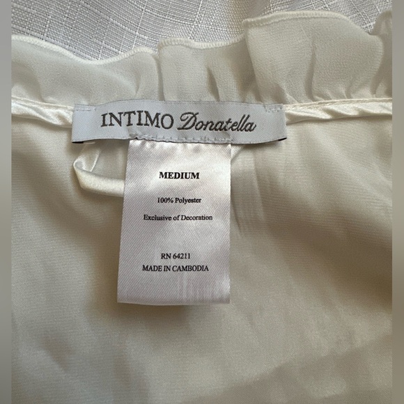 Intimo Cream Ruffled Kimono - Picture 6 of 10